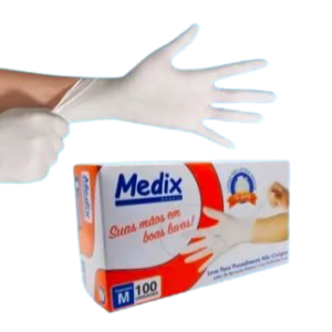 Luva de Procedimento Látex com Pó cx c/ 100