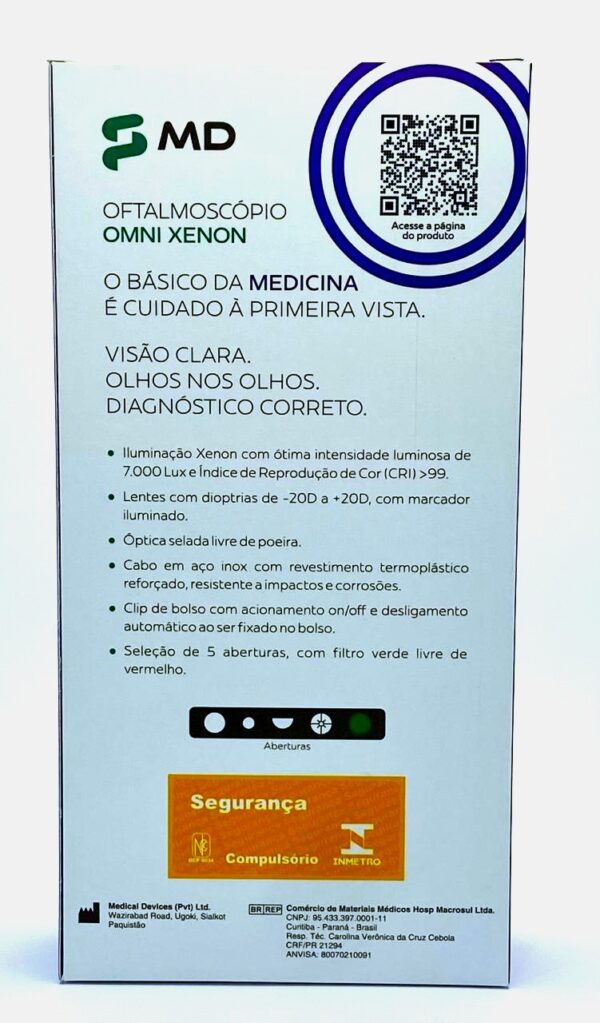 Oftalmoscópio OMNI Xenon Halógena - Image 4