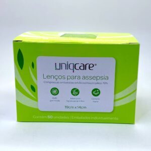 Lenços para Assepsia Uniqcare
