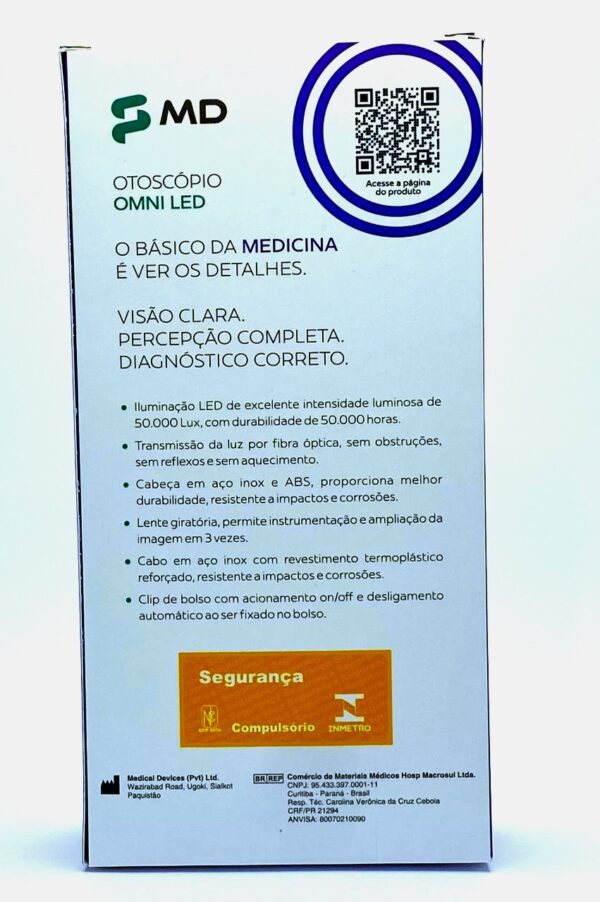 Otoscópio OMNI LED Fibra Óptica - Image 4